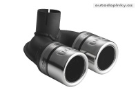 ULTER přesná koncovka výfuku - dvojitá neladěná kulatá 60mm Smart Fortwo -- rok výroby 98-2007 ULTER přesná koncovka výfuku - dvojitá neladěná kulatá 60mm Smart Fortwo -- rok výroby 98-2007
